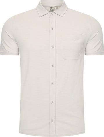 2dekans | Mario Russo Korte Mouwen Overhemd - Overhemd heren, Kleding | Heren, Overhemden, Ophalen of Verzenden, Zo goed als nieuw