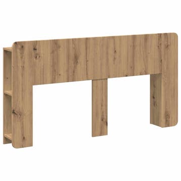 vidaXL Hoofdeinde kas Artisanaal eiken 140 cm Bewerkt hout, Verzenden, Nieuw, Bruin, Hout