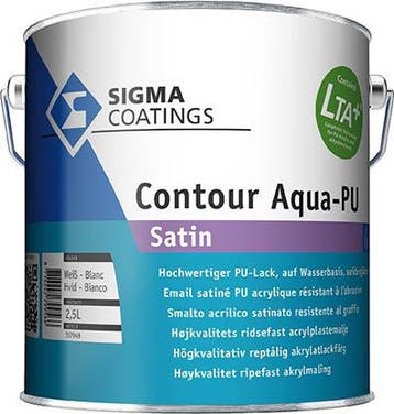 SIGMA Contour Aqua PU Satin - WIT = vergelijkbaar met S2U..., Wit, Nieuw, Ophalen of Verzenden, Lak
