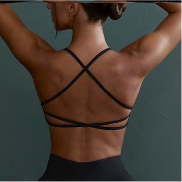 Dames Sportbeha Cross Back Ademend Schokabsorberend, Verzenden, Nieuw