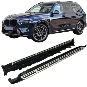 Aluminium Treeplanken met Antislip Noppen geschikt voor BMW