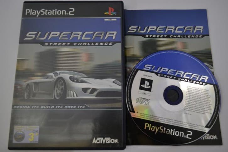 Supercar - Street Challange (PS2 PAL), Spelcomputers en Games, Games | Sony PlayStation 1, 1 speler, Zo goed als nieuw, Verzenden