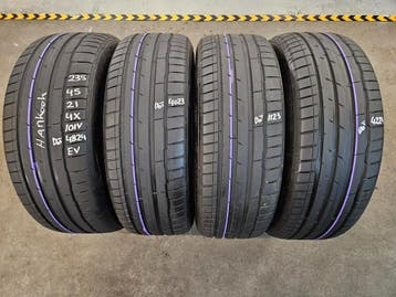 235/45/21 101V EV HANKOOK ZOMERBANDEN 7MM PROFIEL DEMO 4X, Ophalen, Gebruikt, 21 inch, 235 mm