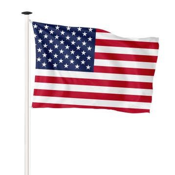 Vlag Amerika 100x150cm (voor gevelstok), Nieuw