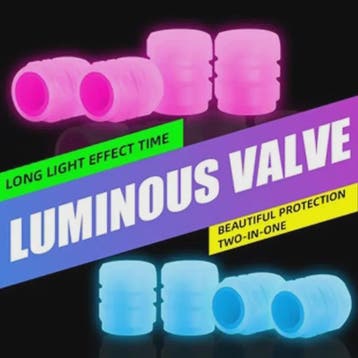 8x Lichtgevende Ventieldopjes voor Auto, Motor & Fiets - Nac, Verzenden, Nieuw