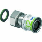 Uponor MLC perskoppeling recht 32 x 1 schroefbus, Ophalen of Verzenden, Nieuw