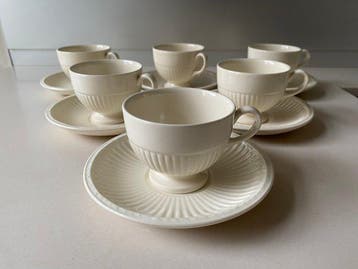 Wedgwood - Theekopje (6) - Edme - Aardewerk, Keramiek