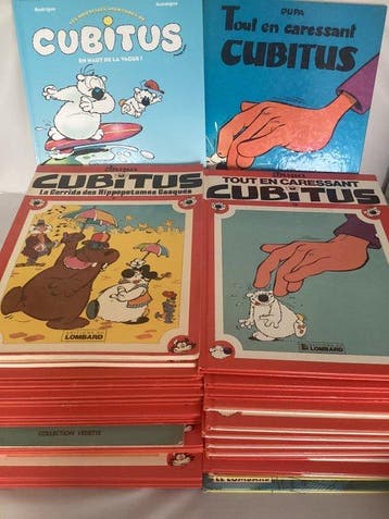 Cubitus - 26x C + 2x B - EO/Ré - 28 Album - 1972/2007, Boeken, Nieuw