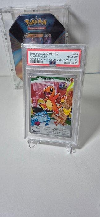 Pokémon - 1 Graded card - 2026 POKEMON 038 CHARMANDER PSA 10, Nieuw