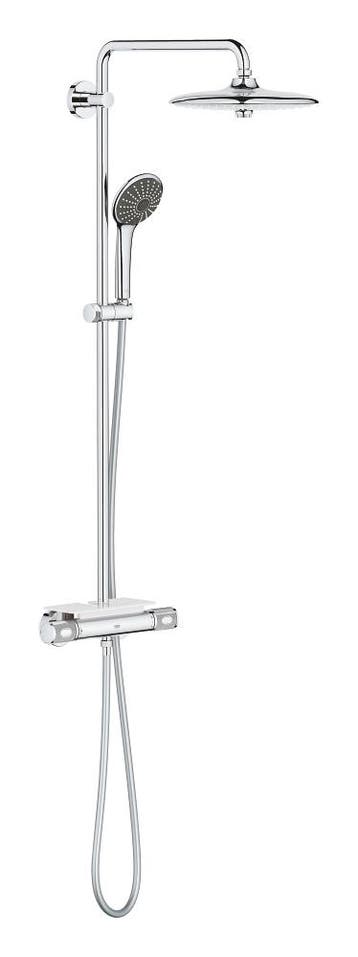 Regendoucheset Opbouw GROHE Vitalio Joy Douchesysteem Chroom, Ophalen of Verzenden, Nieuw, Chroom, Kraan