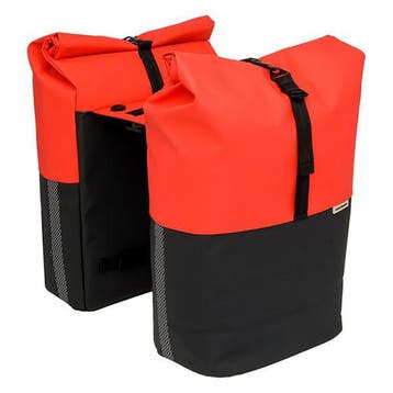Fietstas dubbel | New Looxs | Nyborg MIK | 34 liter, Fietsen en Brommers, Fietsaccessoires | Fietstassen, Verzenden, Nieuw, Newlooxs