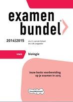 Examenbundel Biologie vwo 20142015 9789006080797, Zo goed als nieuw