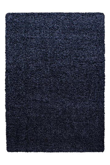 Hoogpolig Vloerkleed | Shaggy | Life | Navy | 80x250 cm, Verzenden, Nieuw