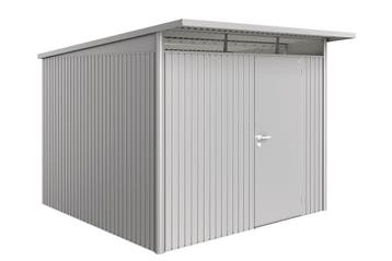 Biohort Berging Avantgarde Enkele Deur Zilver 260 x 300 x, Nieuw