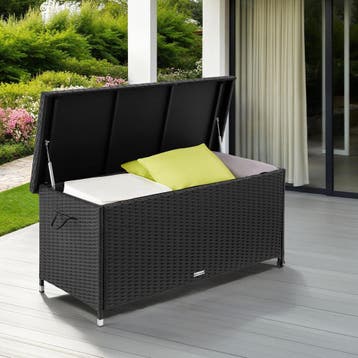 Wicker opbergbox Kiruna met kunststof gaas, Verzenden, Nieuw
