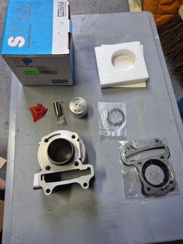 Cilinder china 4T Gy6 39 mm sp, Verzenden, Nieuw