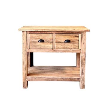 Robuust afgewerkte sidetable -  90 cmSidetables, Ophalen of Verzenden, Nieuw