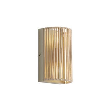 Japandi wandlamp beige met touw IP44 - Jayla, Verzenden, Nieuw