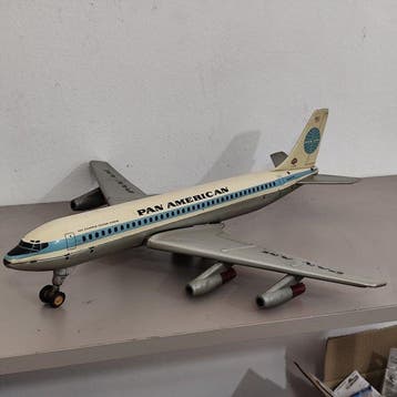 Modelvliegtuig - Blikvliegtuig Pan Am Boeing 707