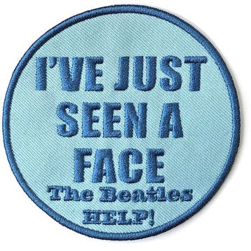 The Beatles - Ive Just Seen a Face - patch off. merchandise, Ophalen of Verzenden, Nieuw, Kleding