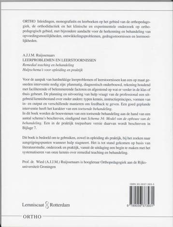Leerproblemen en leerstoornissen / Ortho 9789056373931, Boeken, Verzenden, Gelezen, A.J.J.M. Ruijssenaars