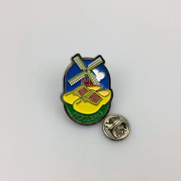 Pin klompen met molen zilver, Ophalen of Verzenden, Nieuw
