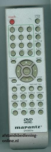 Afstandsbediening Marantz dv3001e dv4360, Audio, Tv en Foto, Afstandsbedieningen, Ophalen of Verzenden, Nieuw, Origineel