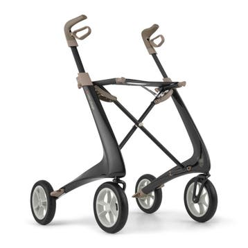 byACRE Carbon Ultralight Rollator met Weekendtas – Zwart M, Diversen, Ophalen of Verzenden, Nieuw