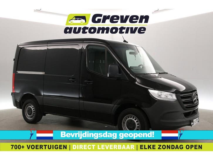 Mercedes-Benz Sprinter 211 CDI L1H1  Camera  3 Zits, Auto's, Bestelauto's, Te koop, Handgeschakeld, Diesel, Zwart, Mercedes-Benz