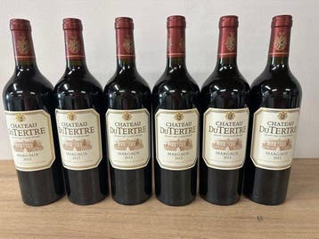 2013 Chateau Du Tertre - Margaux - 6 Flessen (0.75 liter), Nieuw