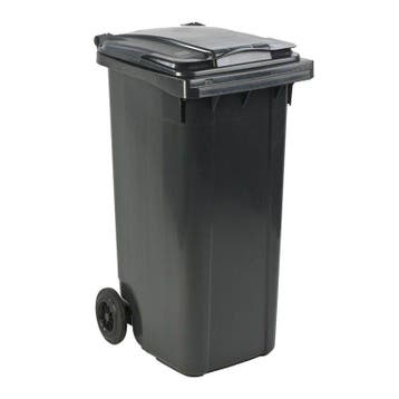Afvalcontainer 140 liter grijs, Huis en Inrichting, Woonaccessoires | Prullenbakken, Kunststof, Nieuw, 40 liter of meer, Ophalen of Verzenden