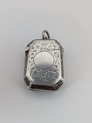 Vesta doosje - Zilver, Antiek en Kunst