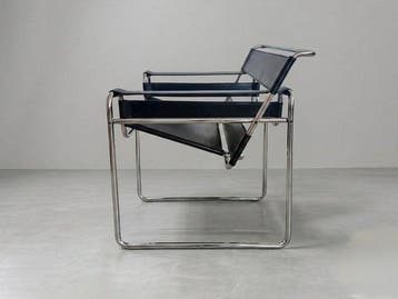 Gavina - Marcel Breuer - Fauteuil - WASSILY - Metaal, zwarte