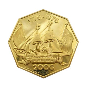 Gouden munt 200 Gulden Nederlandse Antillen (1976), Verzenden