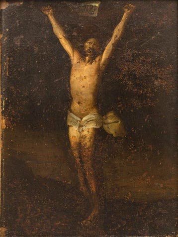 Scuola Italo-Fiammingo (XVII) - Cristo Crocifisso