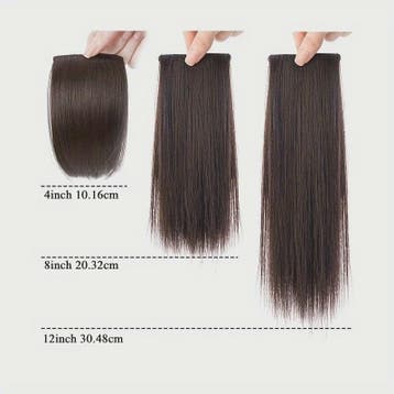 Naadloze Clip-in Haarstukken voor Volume: Synthetische Haarv, Sieraden, Tassen en Uiterlijk, Verzenden, Nieuw