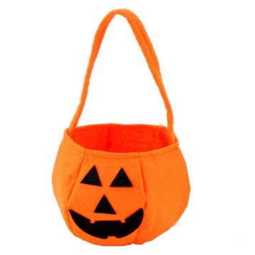 Halloween Pompoen Mandje Emmer Decoratie Tas, Verzenden, Nieuw