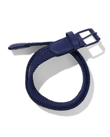 HEMA Kinderriem gevlochten donkerblauw, Verzenden, Nieuw