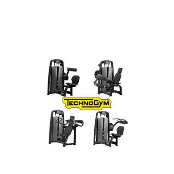 Technogym - Selection Black - Brown Cushion - Kracht Set, Ophalen of Verzenden, Nieuw