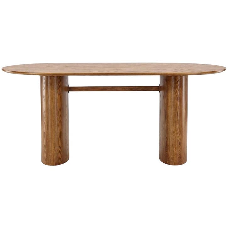 Rebellenclub Bygstad Eetkamertafel - 180 X 75 Cm - Donker, Huis en Inrichting, Tafels | Eettafels, 150 tot 200 cm, Nieuw, 50 tot 100 cm