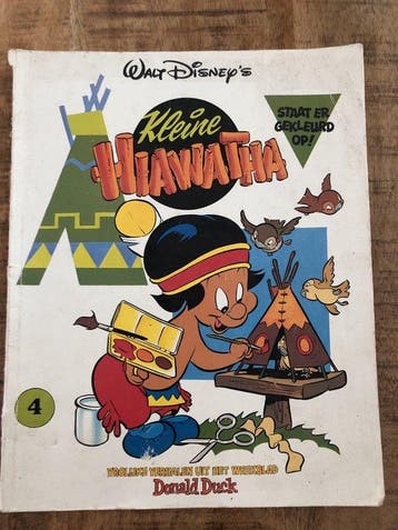Kleine Hiawatha staat er gekleurd op! / Kleine Hiawatha / 4, Verzenden, Gelezen, Walt Disney