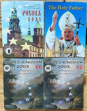 Europa. Probe Set 2003/2004 (4 sets) (Zonder minimumprijs)