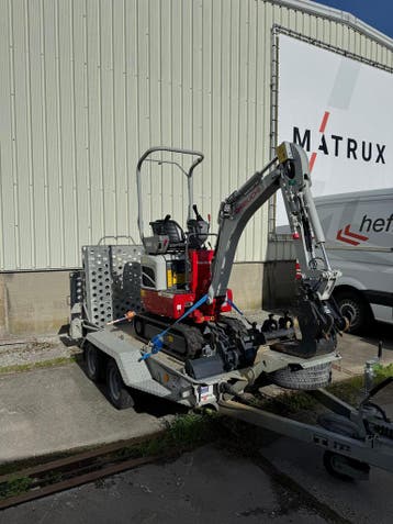 Takeuchi TB210R gebruikt, Ophalen, Graafmachine