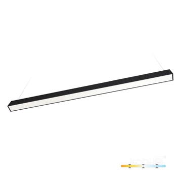 LED Lineair hangarmatuur | Kantoorlamp | Zwart | 120cm, Ophalen of Verzenden, Nieuw in verpakking, Verlichting