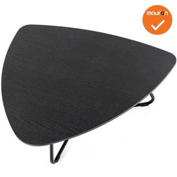Carré - Bijzettafel - Zwart Eiken (Design meubilair), Werkplek, Ophalen of Verzenden, Gebruikt, Overige typen
