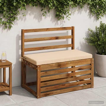 vidaXL Bankkussen SOEST 100% Polyester Crèmekleurig 80 x 40, Verzenden, Nieuw