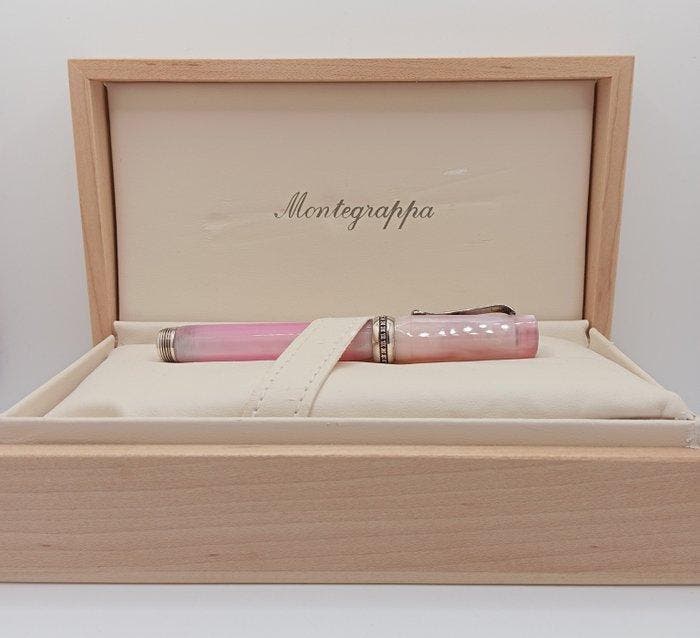 Montegrappa - diamond micra pink - Vulpen, Verzamelen, Pennenverzamelingen