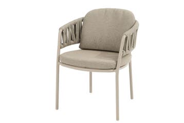 Taste Calma dining tuinstoel (1 stuk)  - Latte, Tuin en Terras, Tuinstoelen, Verzenden, Nieuw, Overige materialen