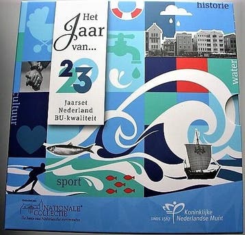 3,88 Euro,munten set 1 Cent-2 Euro 2023 Nederland Willem..., Verzenden