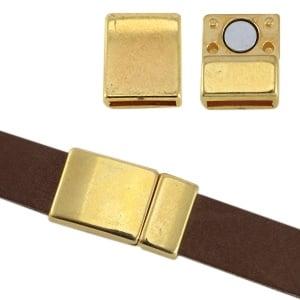 DQ metaal magneetslot Ø10×2.2mm Goud (Slotjes en sluitinge, Ophalen of Verzenden, Nieuw, Overige typen